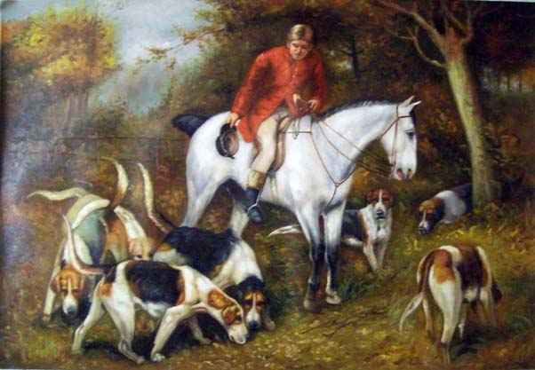 store falso d'autore the thrill of the hunt  60x90 di Hardy Heywood